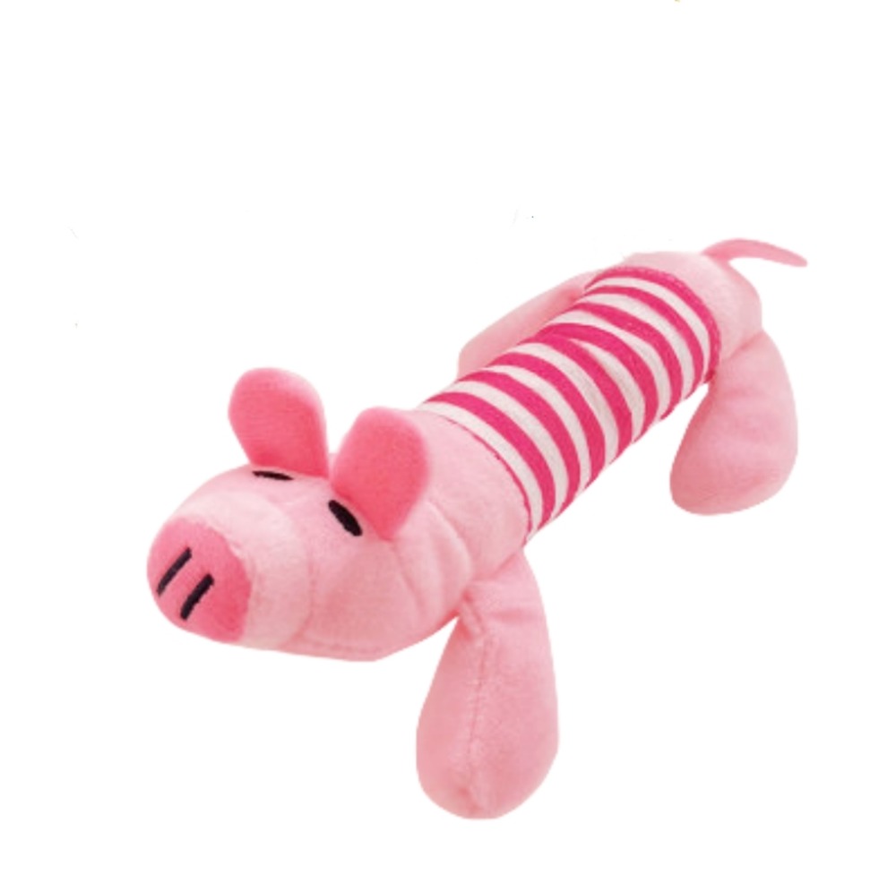 Jouets pour chiens en forme de crocodile, d'âne, de mouton, de renard, de lapin, d'éléphant, de cochon