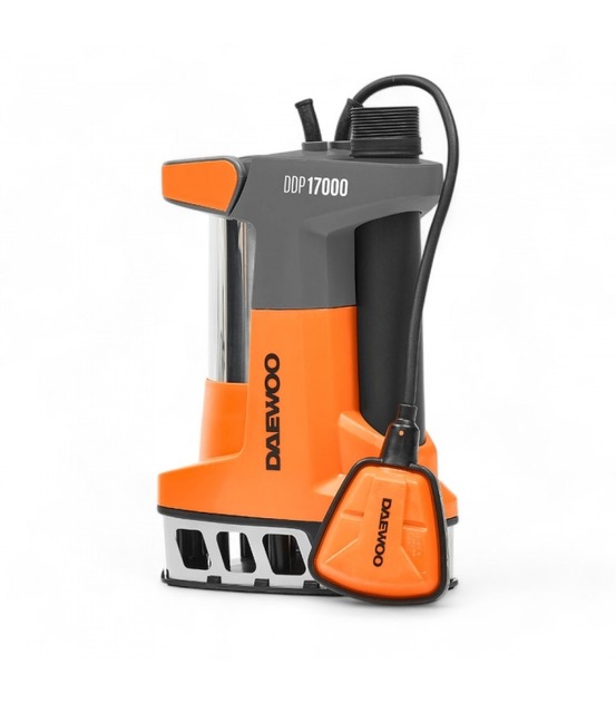 Pompe submersible avec flotteur 1100w, débit 15000 l/h, profondeur max 7 m - daewoo ddp17000
