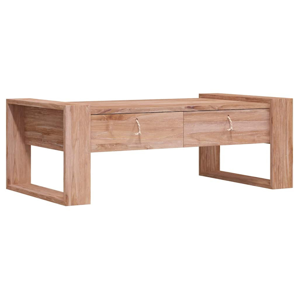 Table basse 110x60x40 cm bois de teck massif