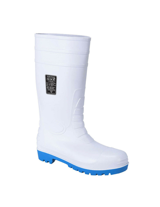 Bottes de sécurité wellington s5 couleur : blanc taille 46 - portwest