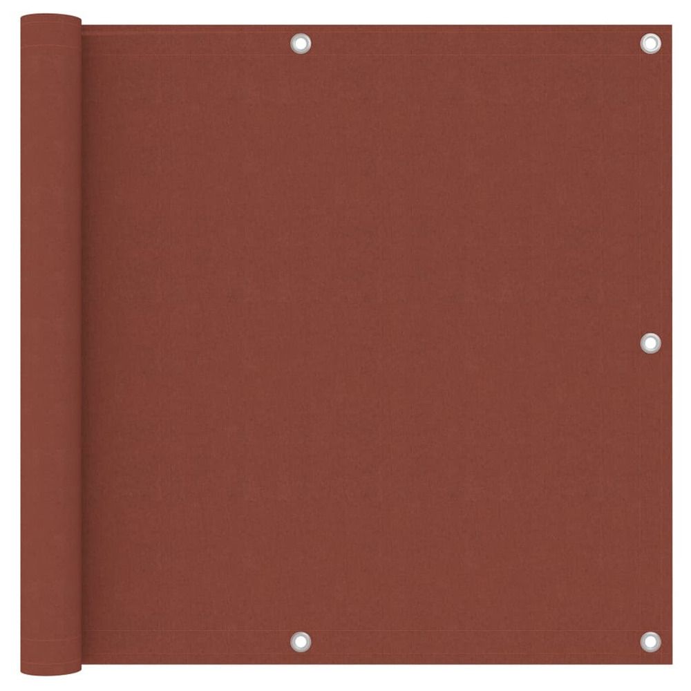 Écran de balcon terre cuite 90x300 cm tissu oxford