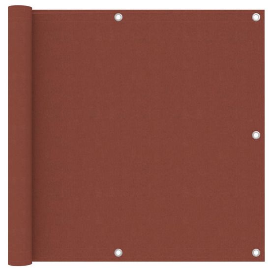 Écran de balcon terre cuite 90x300 cm tissu oxford