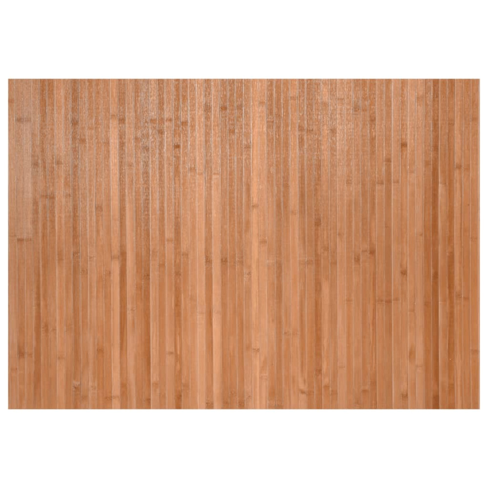 Tapis rectangulaire naturel 70x100 cm bambou
