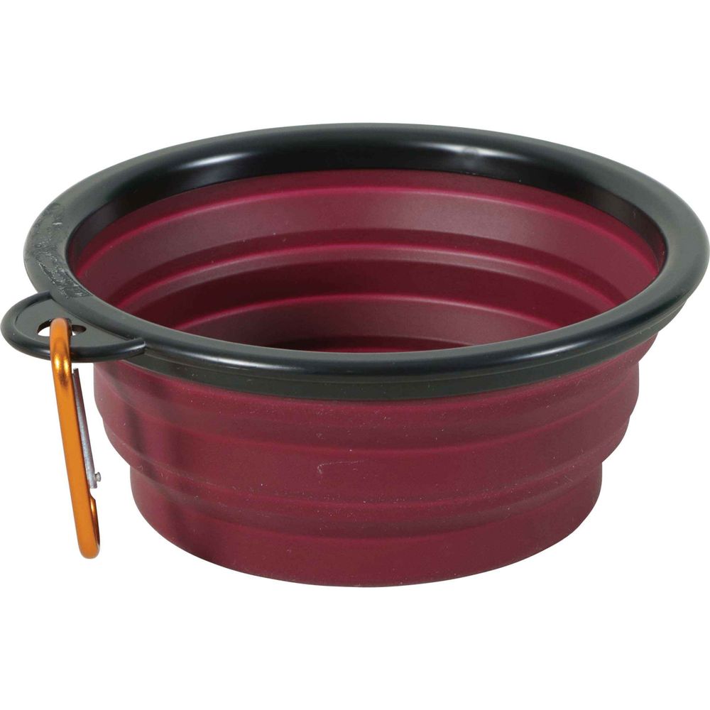 Gamelle souple en silicone rouge bivouak 650 ml