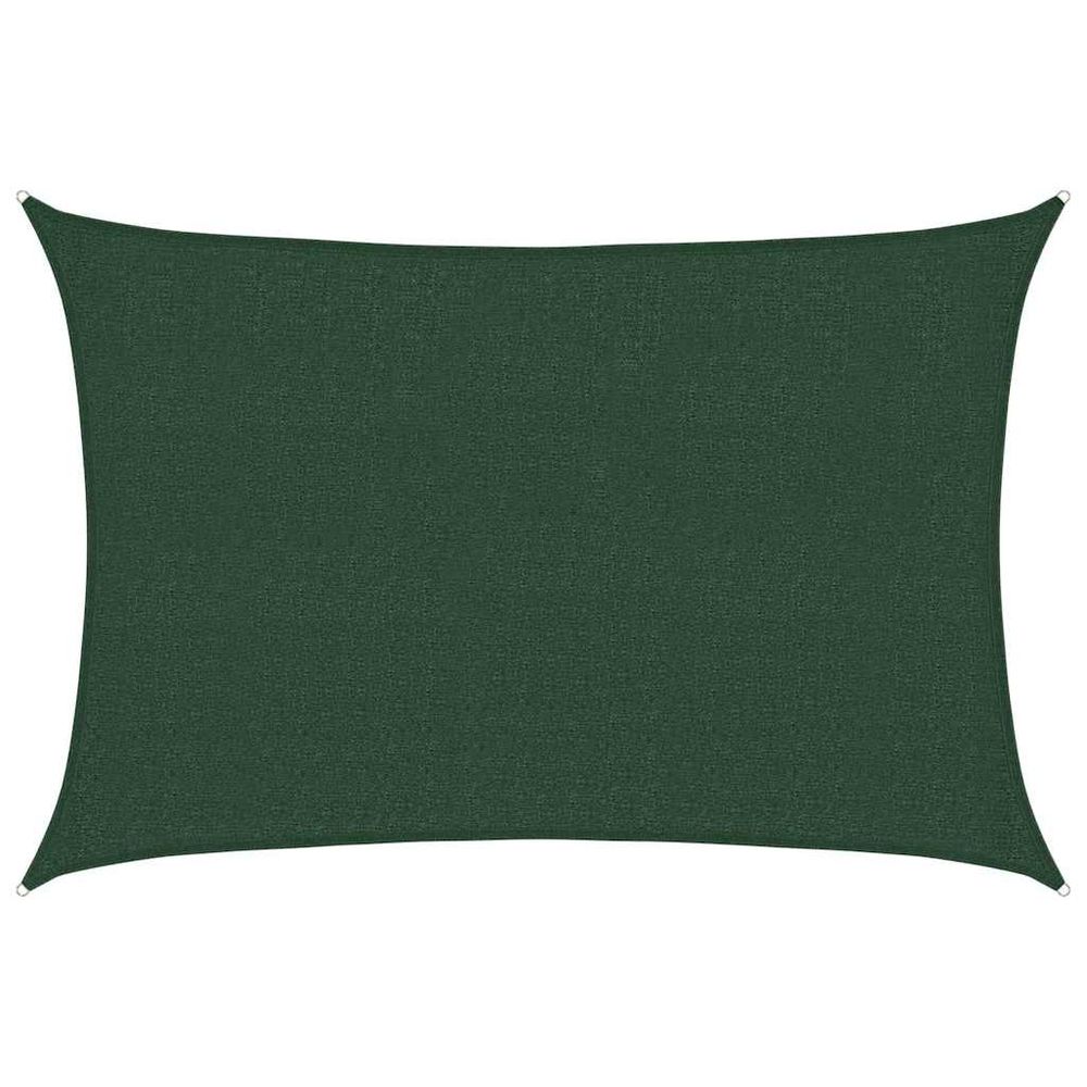 Voile d'ombrage 160 g/m² vert foncé 2,5x3,5 m pehd