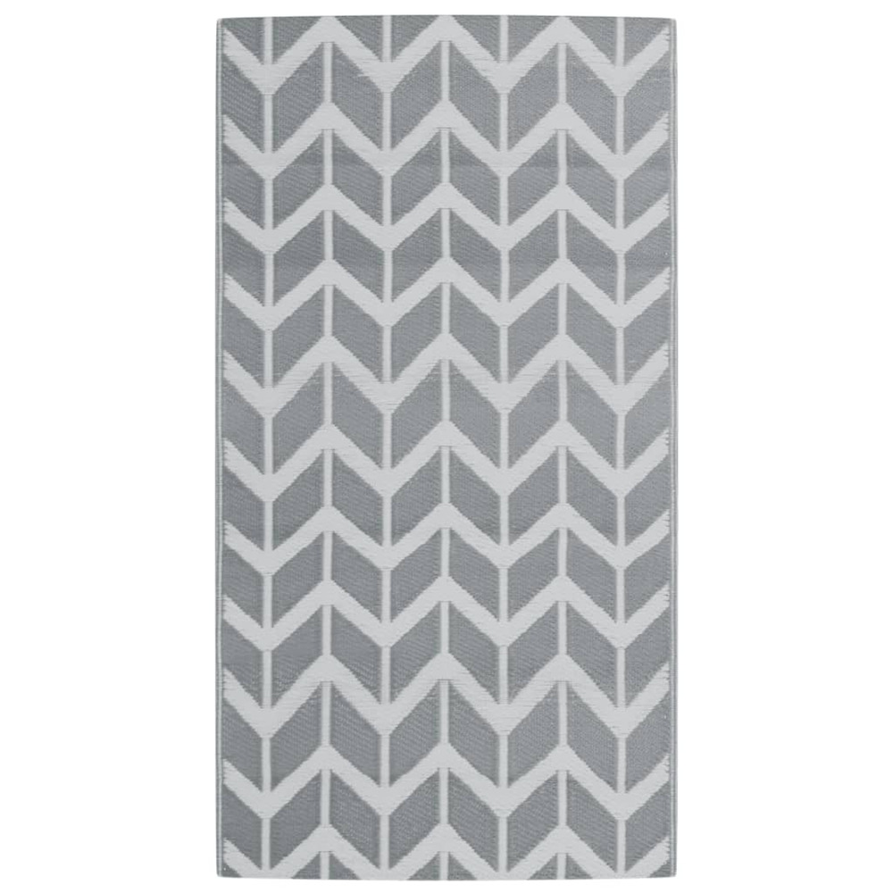 Tapis d'extérieur arakil gris 80 x 150 cm pp