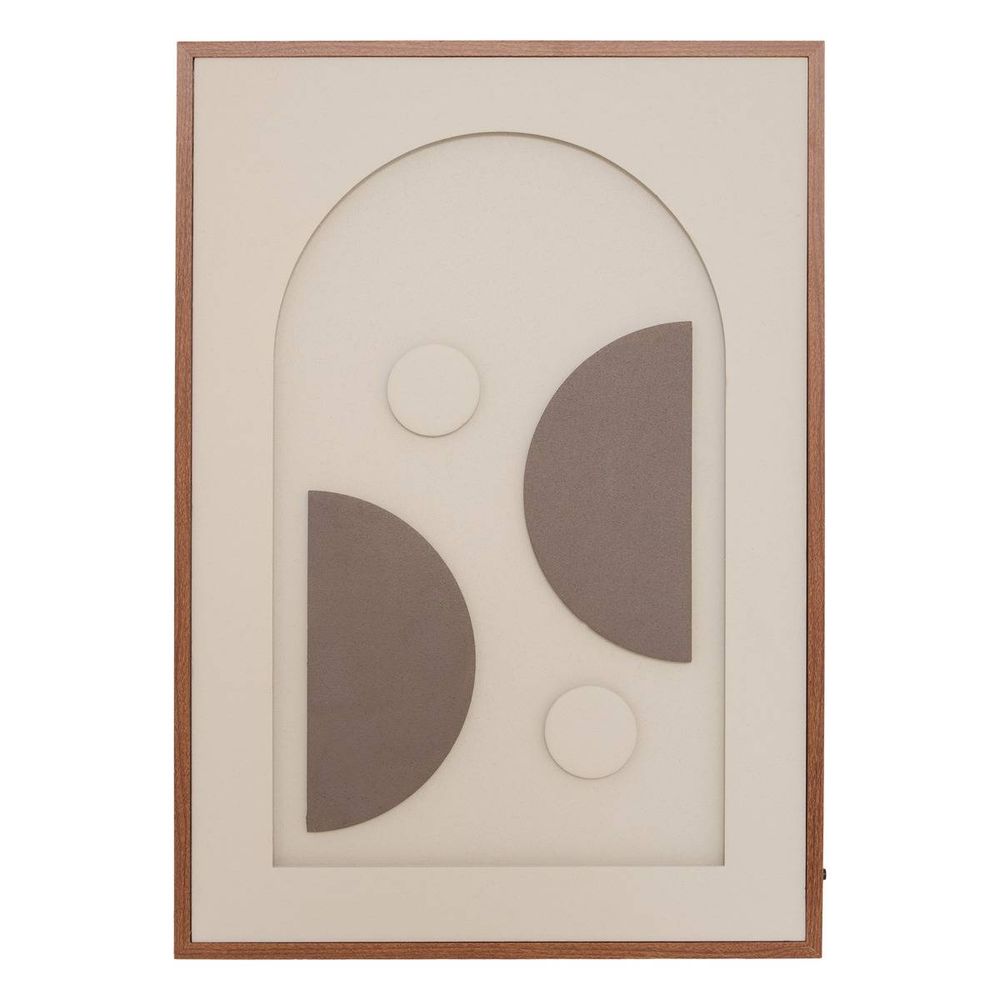 Toile led tiara rectangulaire 48x68cm blanc