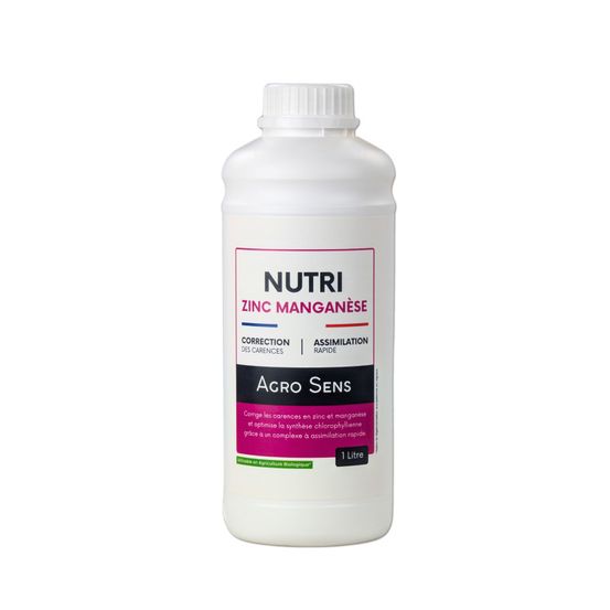 Nutri zinc manganèse - engrais liquide riche en zinc et manganèse - 1 litre
