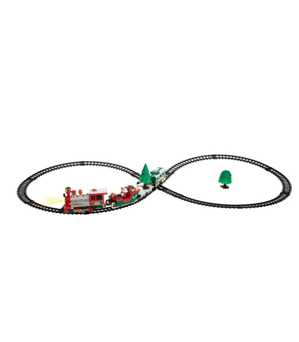 Coffret 22 pièces train électrique musical avec accessoires