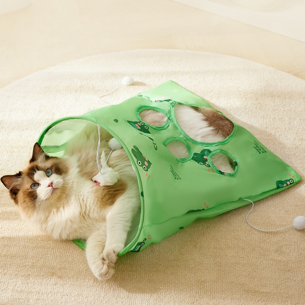 Sac tunnel pourchatsavec balle jouet