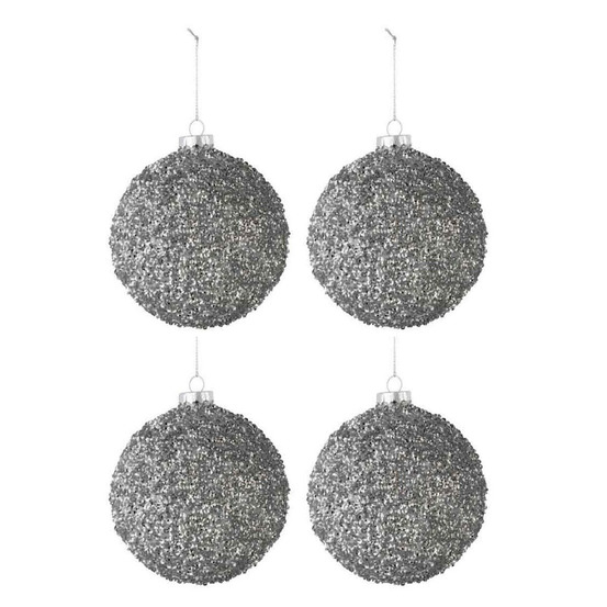 Lot de 4 boules de noël