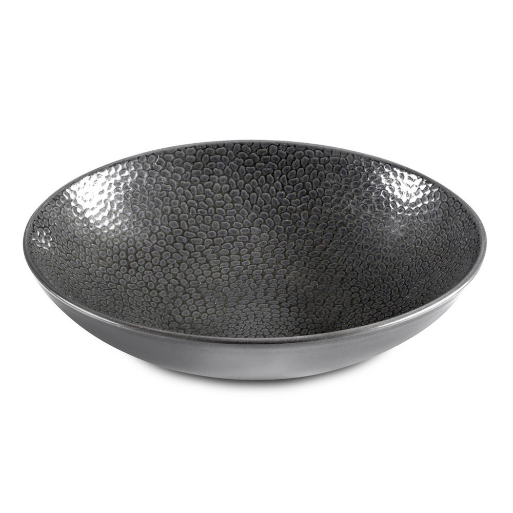 Stone gris - assiette creuse 25 cm (lot de 6)