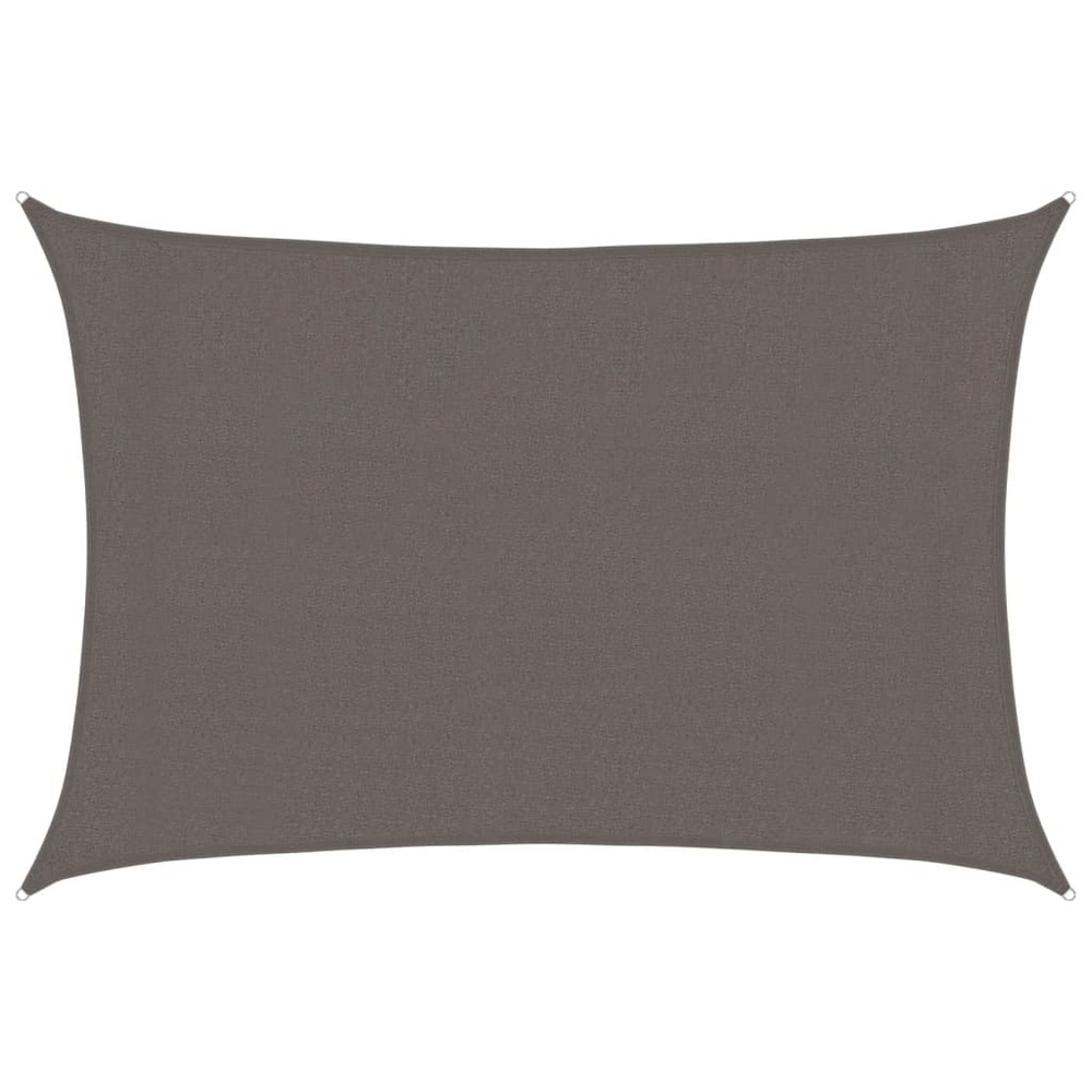Voile d'ombrage 160 g/m² anthracite 3x4 m pehd