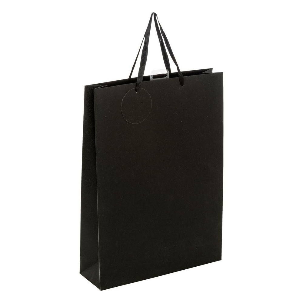 Sac cadeau paillettes grande taille noir
