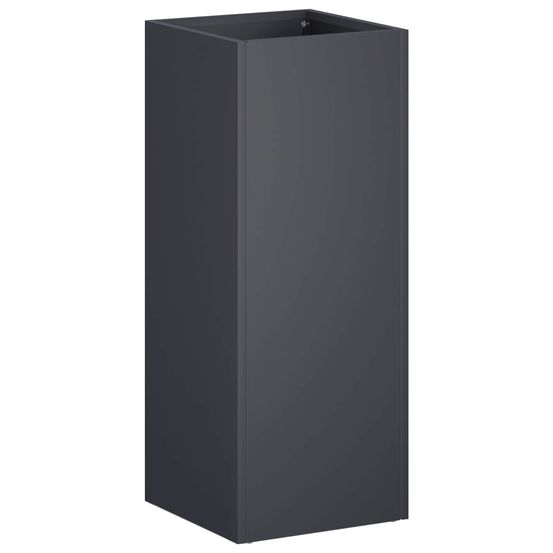Cache-pot de jardin anthracite 20 x 20 x 50 cm
