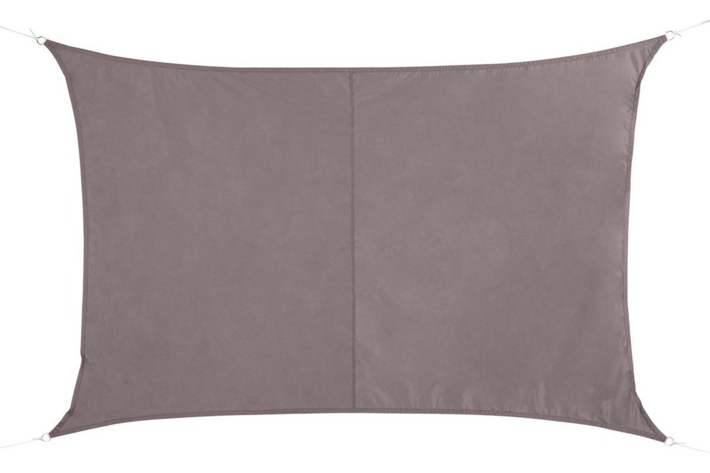 Voile d'ombrage rectangulaire curacao taupe