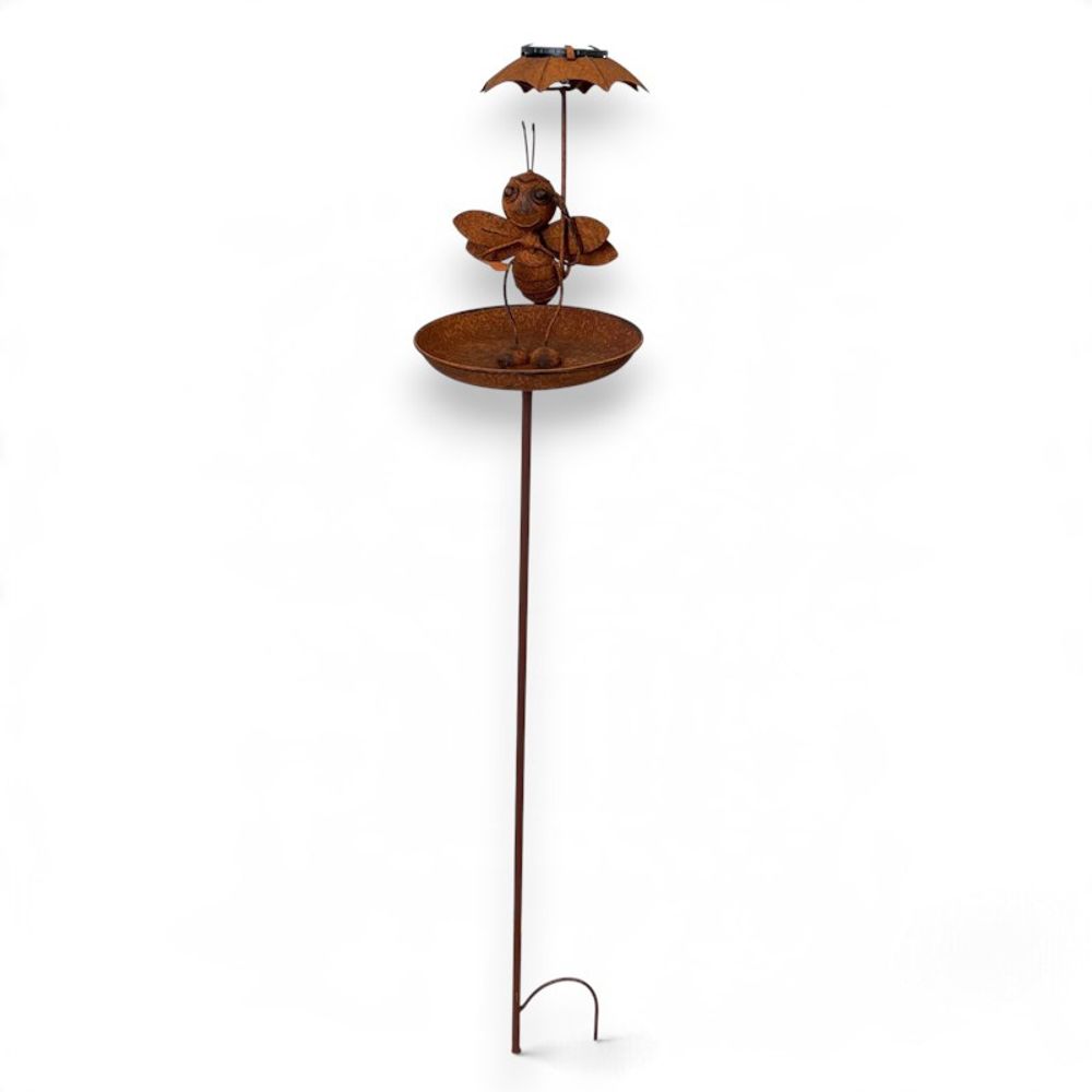 Tuteur solaire abeille parapluie 22x22x126cm