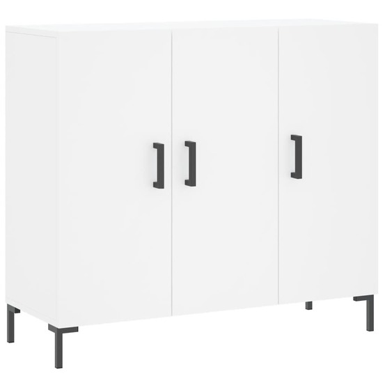 Buffet bahut commode armoire meuble de rangement organisateur cuisine salle de séjour salon 90 x 34 x 80 cm bois d'ingénierie