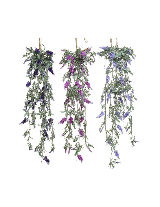 Plante artificielle modèle lavande suspendue modèles variés 800077