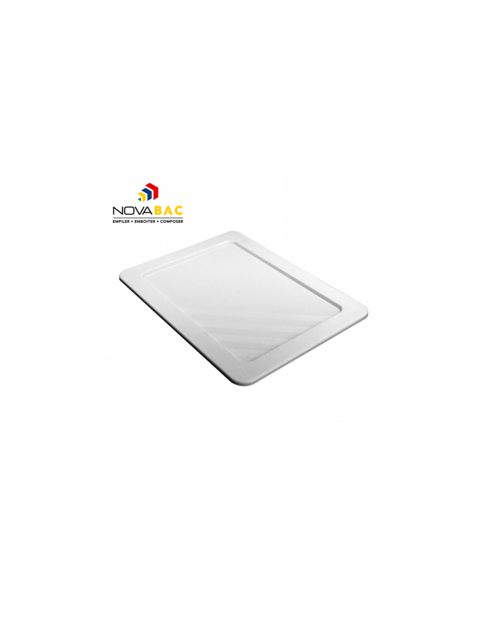 Couvercle translucide pour bac 30l emboitable translucide