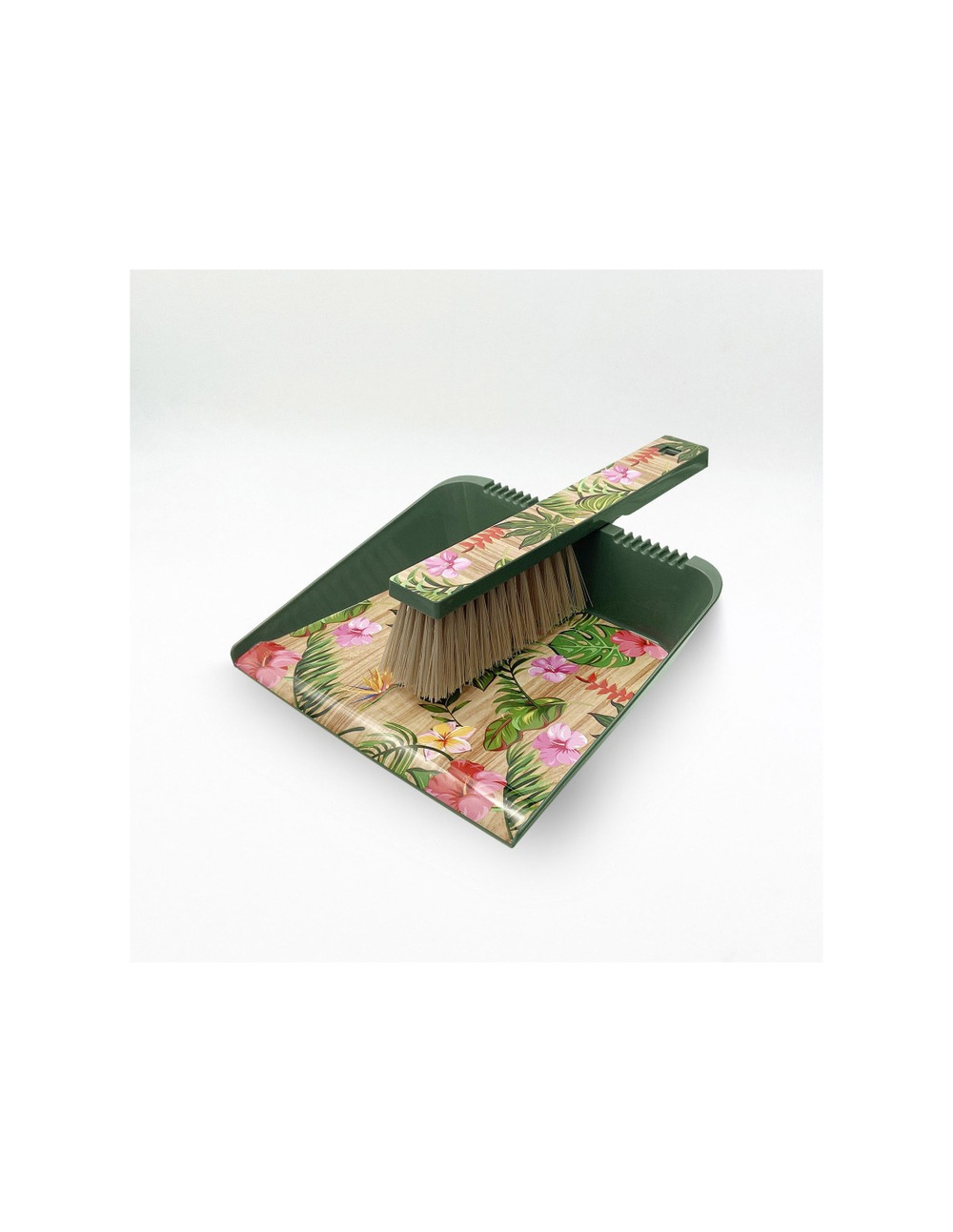 Pelle+balayette remue menage décor nature tropical - rm