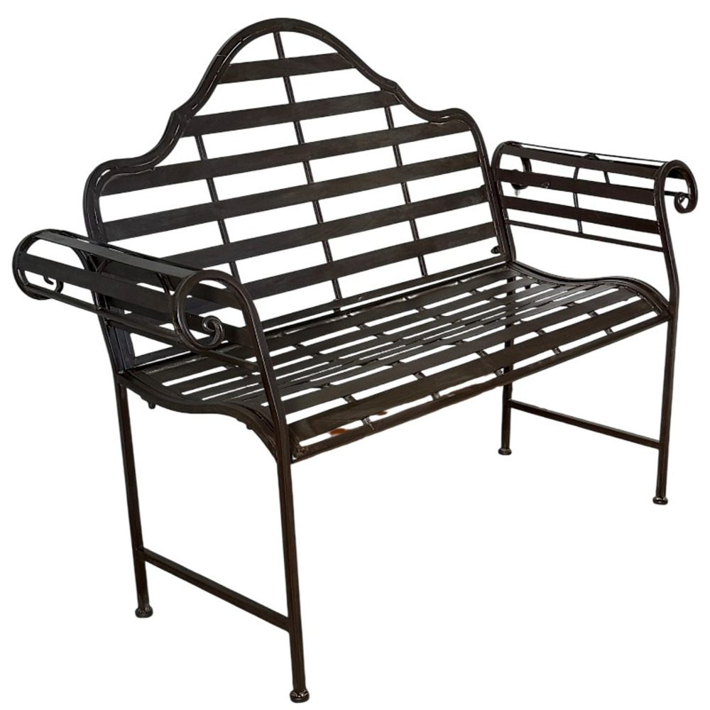 Banc royal jardin fer 135x45x100cm