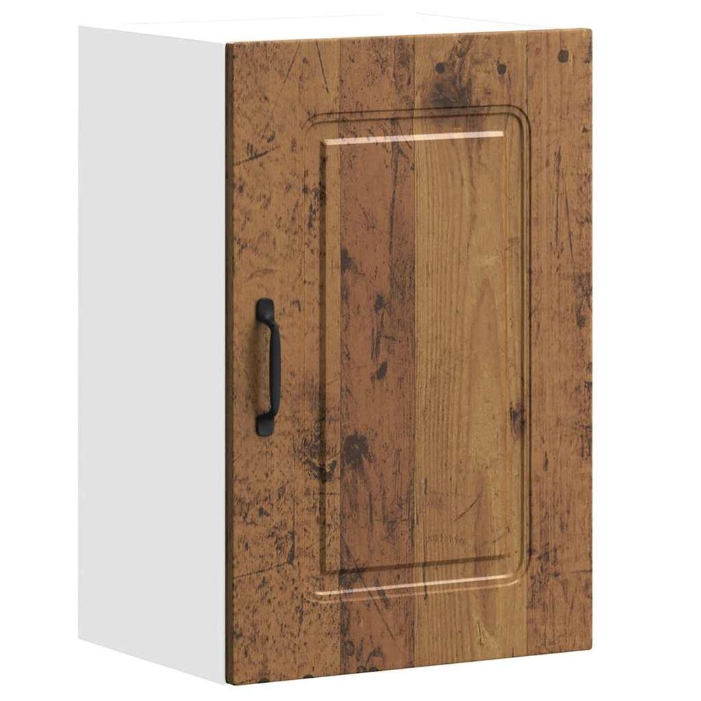 Armoire murale de cuisine kalmar vieux bois bois d'ingénierie