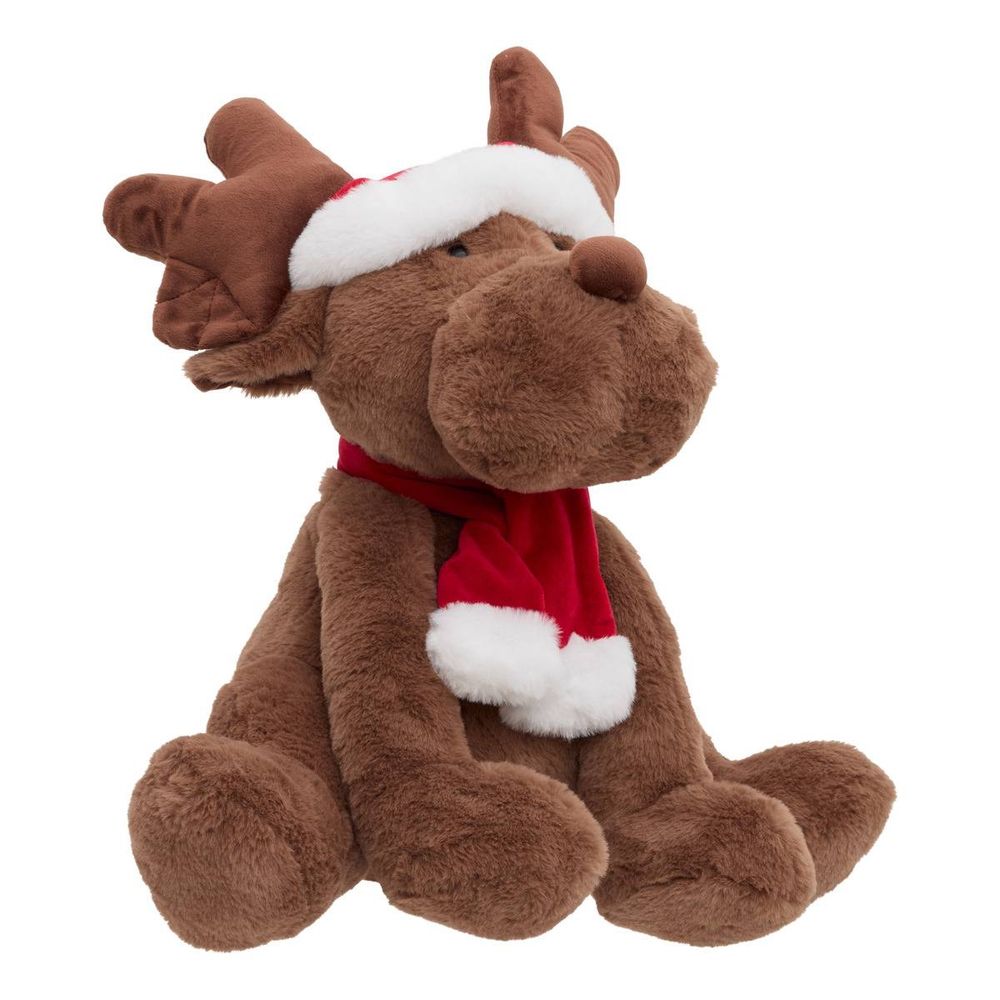 Peluche renne marron h. 50 cm