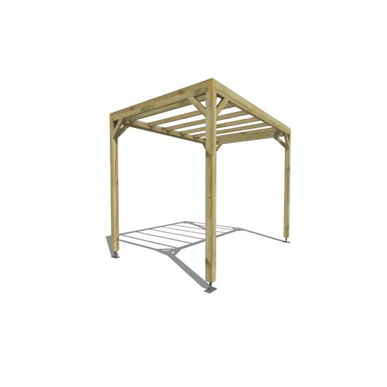 Pergola bois • 3m x 2m • indépendante • sens profondeur • livraison comprise
