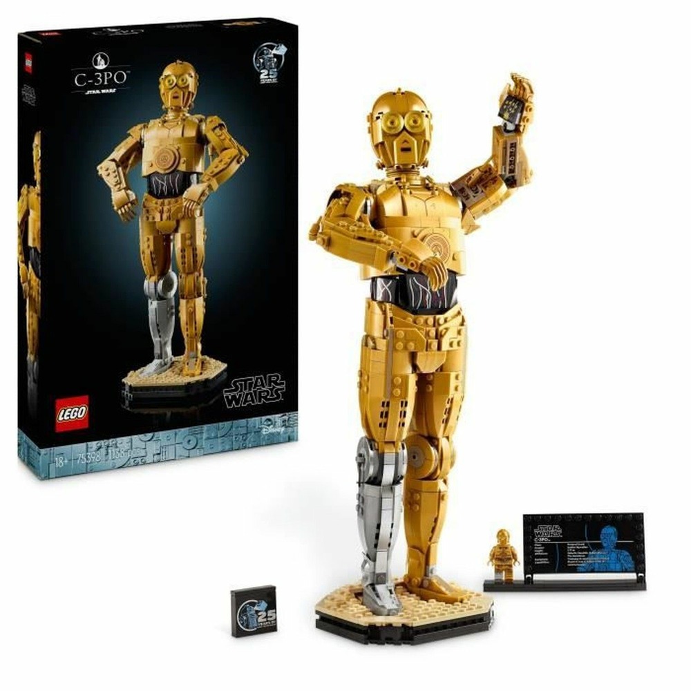 Lego star wars c-3po - figurine de droide à construire pour adultes