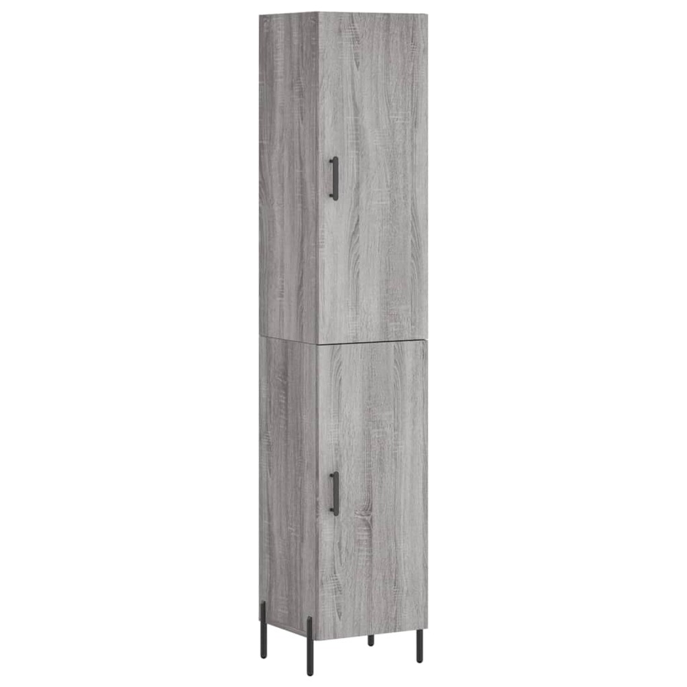 Buffet bahut commode armoire meuble de rangement organisateur cuisine salle de séjour salon haut sonoma 34,5 x 34 x 180 cm bo