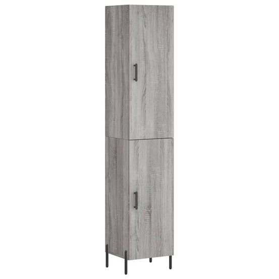 Buffet bahut commode armoire meuble de rangement organisateur cuisine salle de séjour salon haut sonoma 34,5 x 34 x 180 cm bo