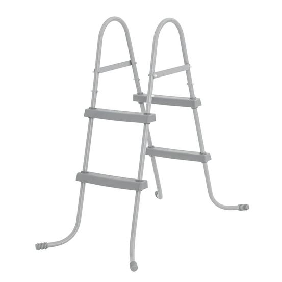 Échelle de piscine à 2 marches flowclear 84 cm