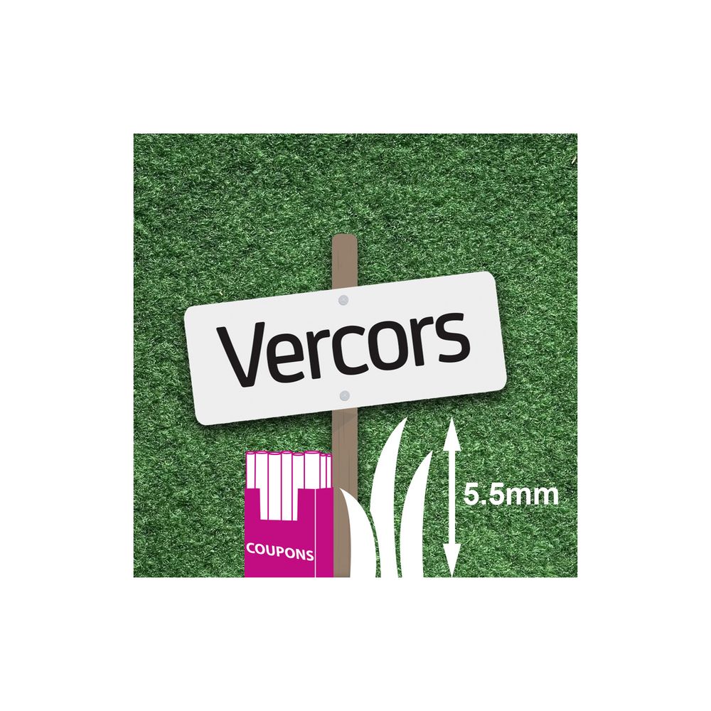 Gazon synthétique vercors box 50 de coupons de 1.33 x 4 ml - smartgreen