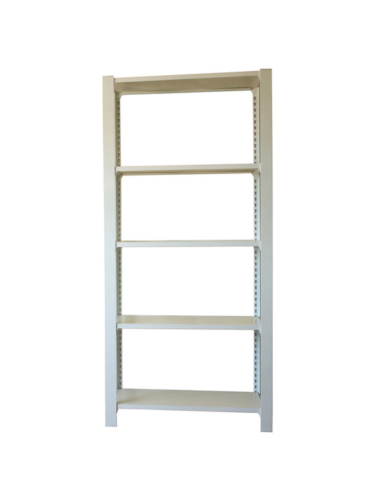 Etagère légère sans vis officlick 5/400 metal i.m. Blanc/blanc blanc 2100x900x400 - simonrack