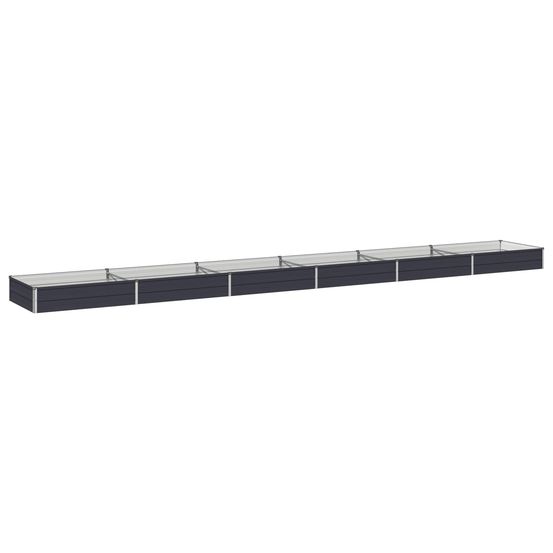 Jardin surélevé anthracite 600 x 80 x 24 cm