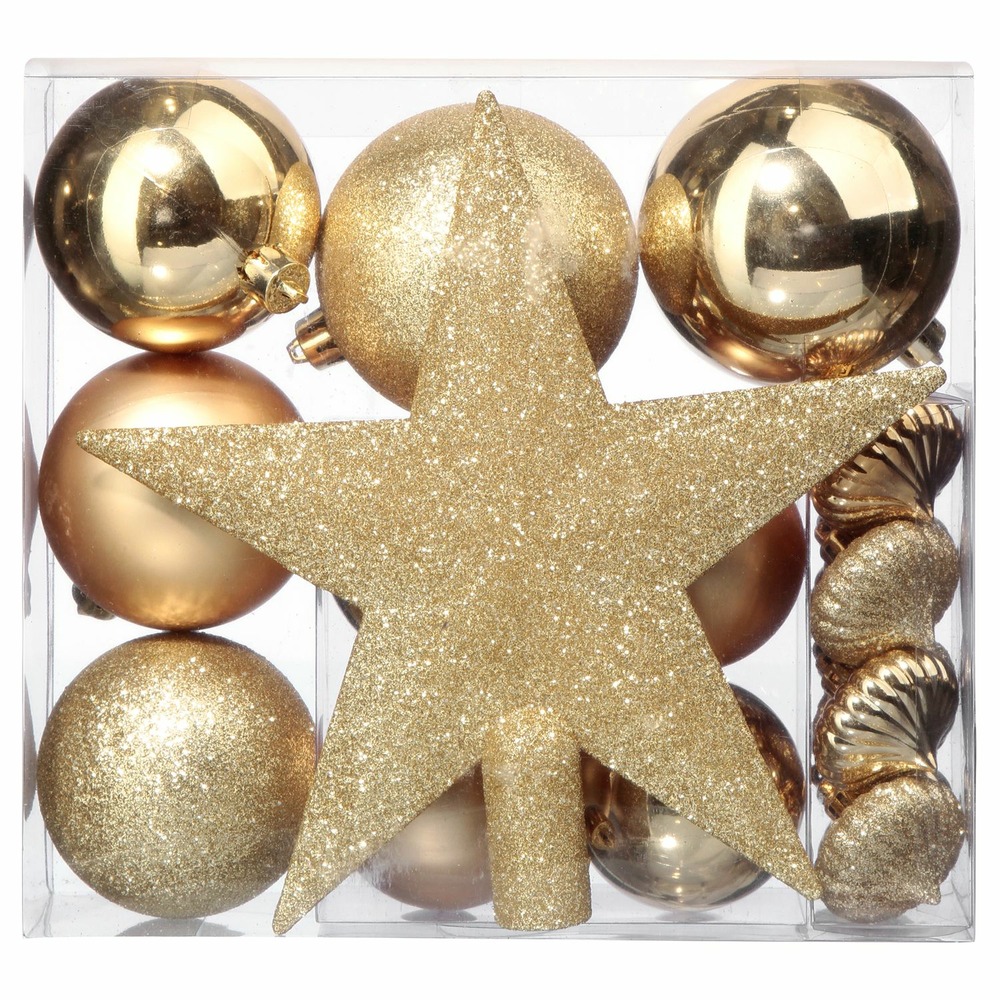 Kit de décorations pour sapin de noël - 18 pièces