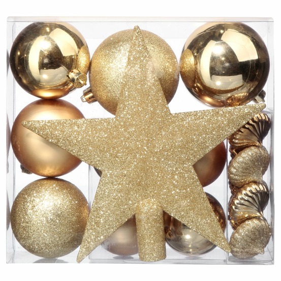 Kit de décorations pour sapin de noël - 18 pièces