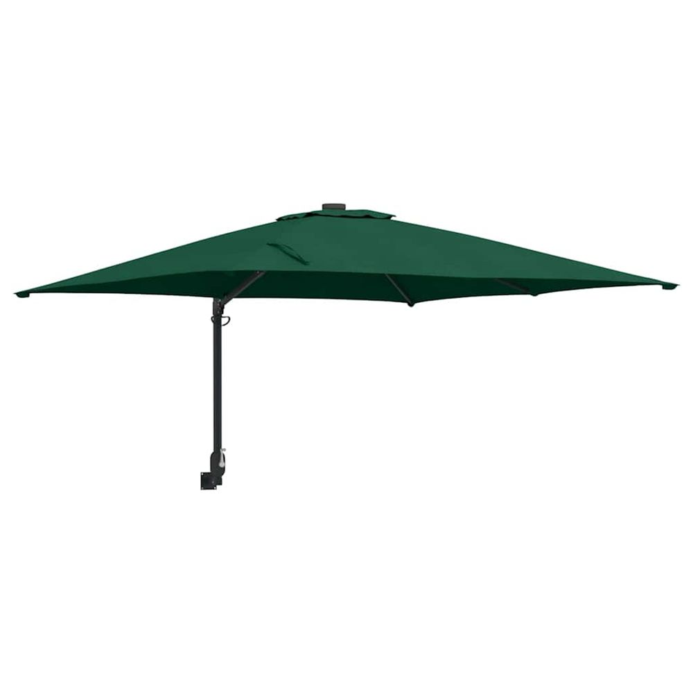 Parasol de jardin vert 248,5 x 247,5 x 160 cm