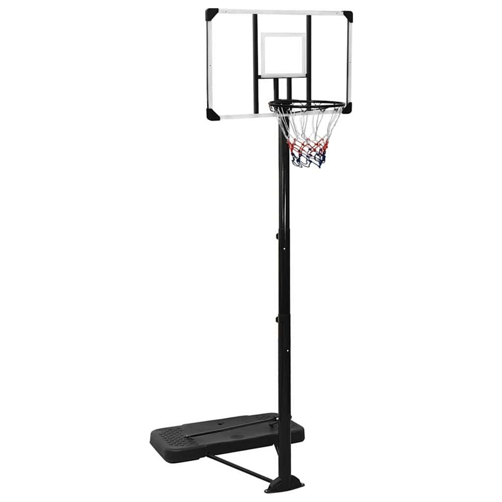 Support de basket-ball transparent 256-361 cm polycarbonate