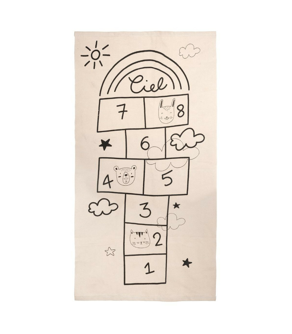 Tapis enfant marelle 80 x 150 cm