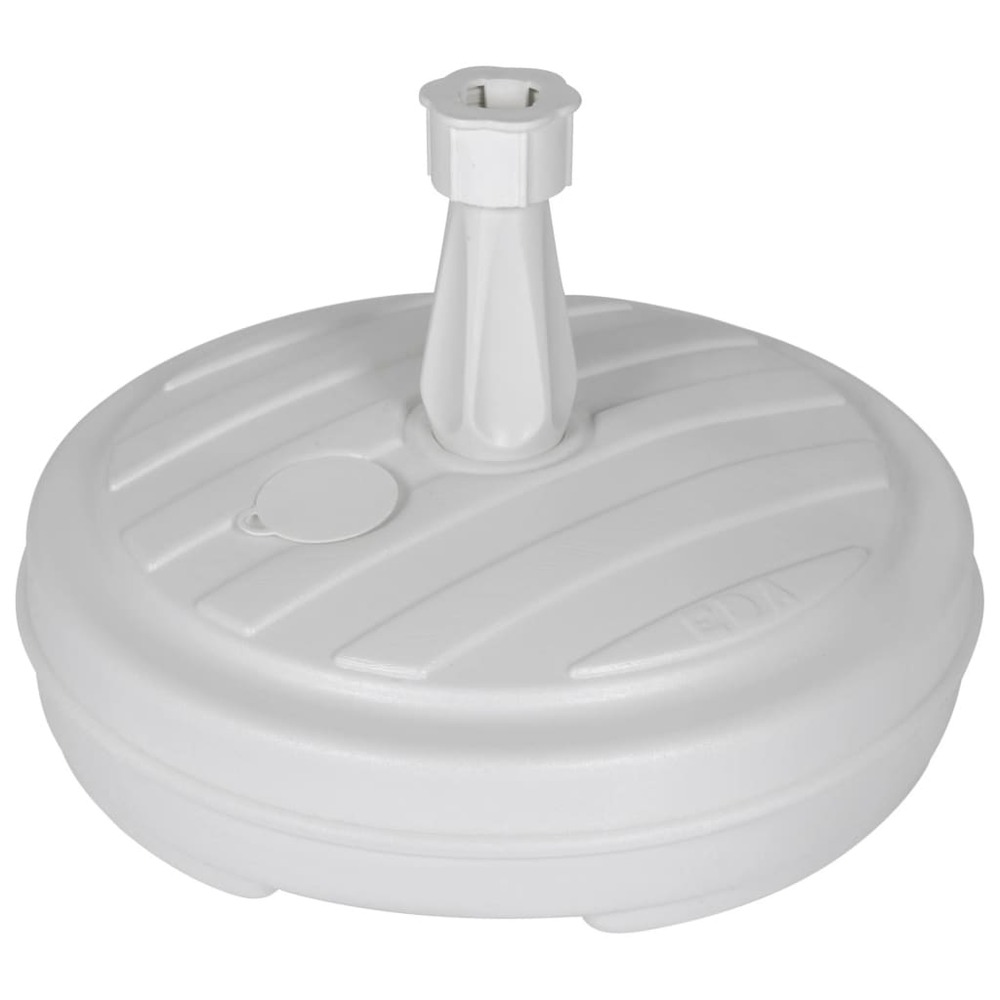 Base de parasol plastique blanc