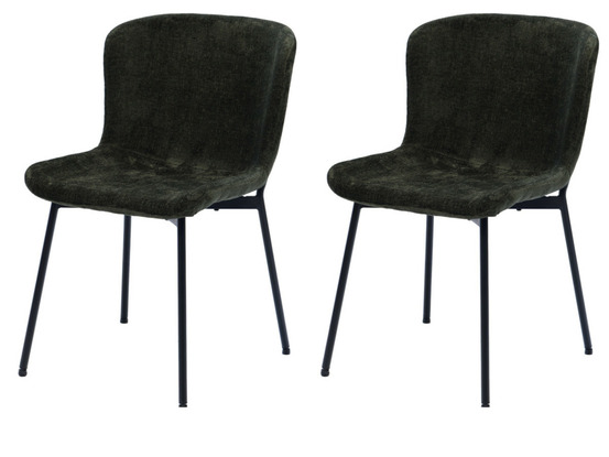 Lot de 2 chaises arabelle vert