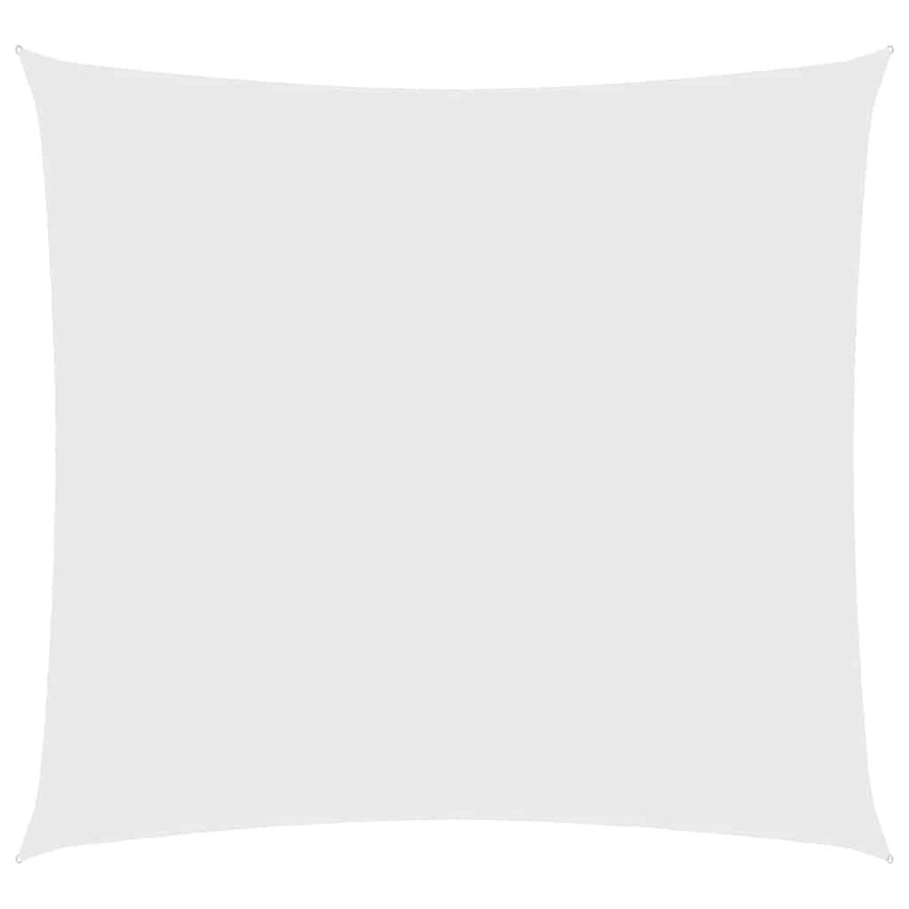 Voile de parasol tissu oxford carré 4,5x4,5 m blanc