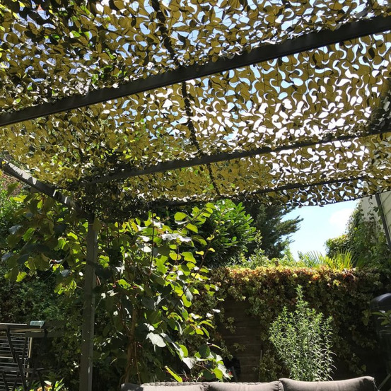 Filet de camouflage renforcé vert 4x4m