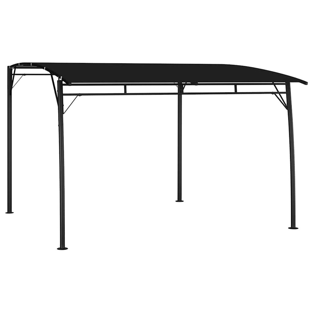 Auvent pare-soleil de jardin 3x3x2,55 m anthracite