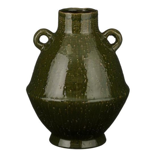 Mica decorations elena vase - h34 x ø26 cm - céramique - vert