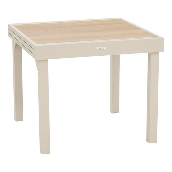 Table de jardin 8 places piazza extensible argile