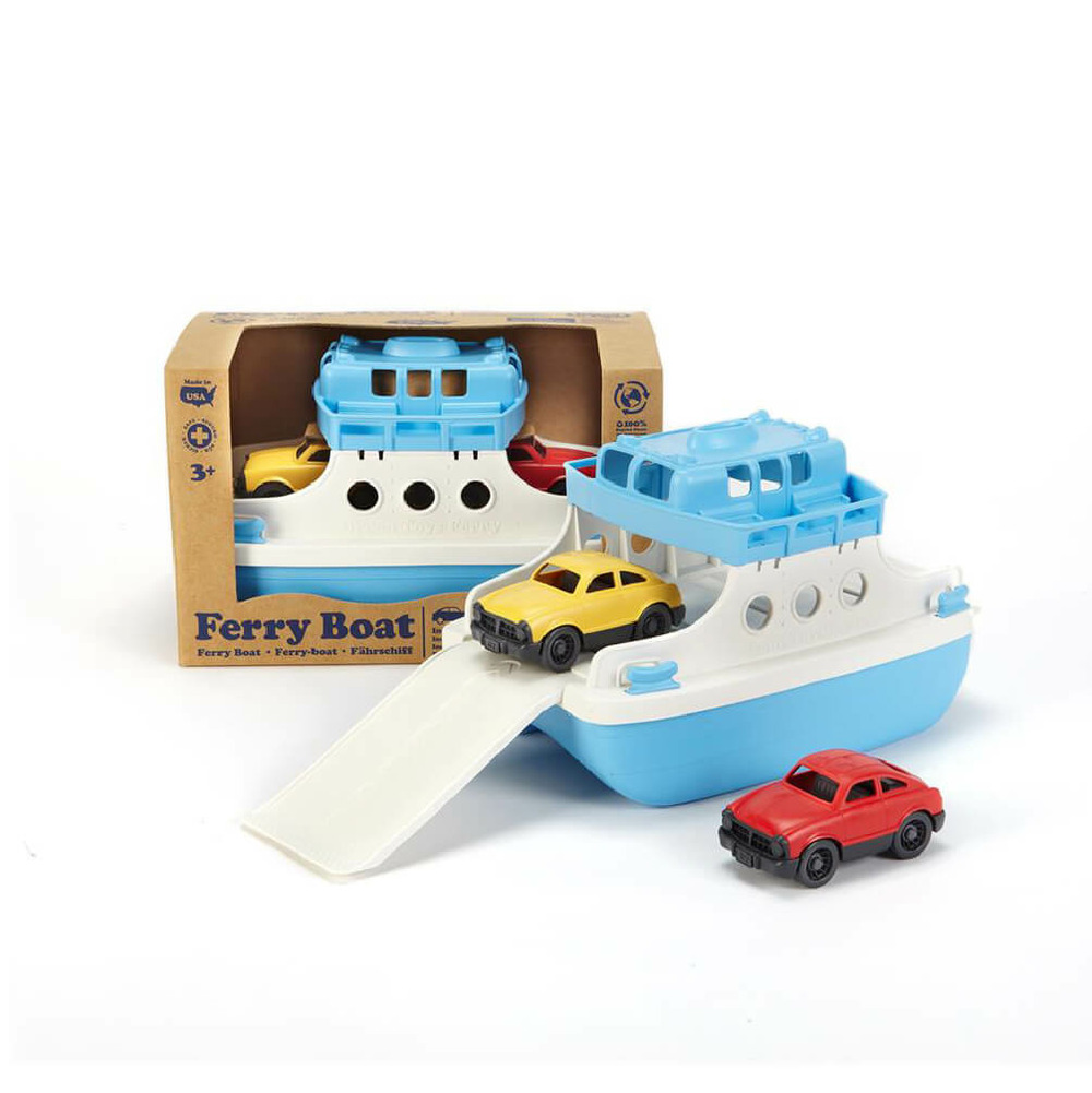 Ferry et 2 mini voitures - 100% recyclé