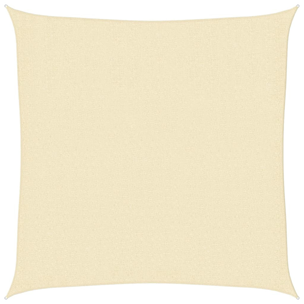Voile d'ombrage 160 g/m² crème 3x3 m pehd